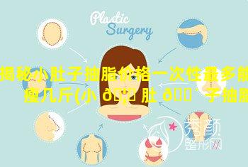 揭秘小肚子抽脂价格一次性最多能瘦几斤(小 🦍 肚 🌴 子抽脂肪影响身体健康吗)